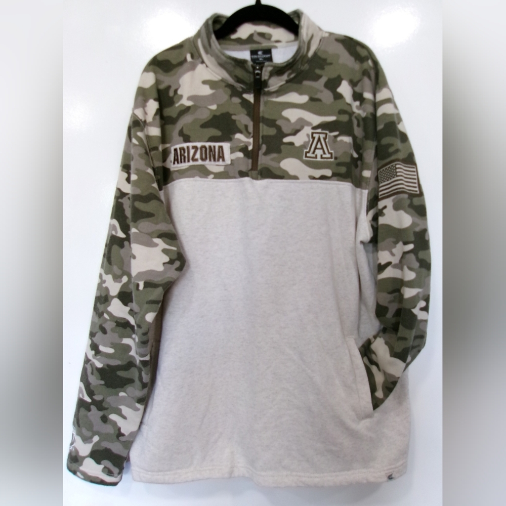 Men's Colosseum Oatmeal Arizona Wildcats OHT Military Appreciation Desert Camo Q